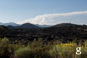 Thunderheads over Craters of the Moon National Monument and Preserve